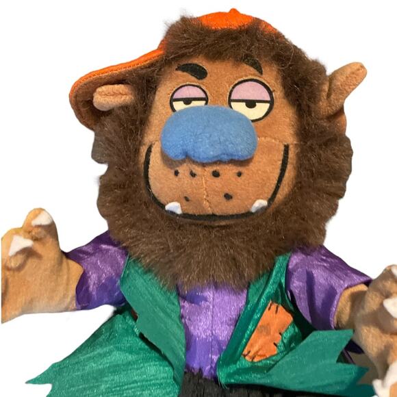 Vintage 1997 12” Monster Bash Werewolf Bad To The Bone Plush - Picture 4 of 6